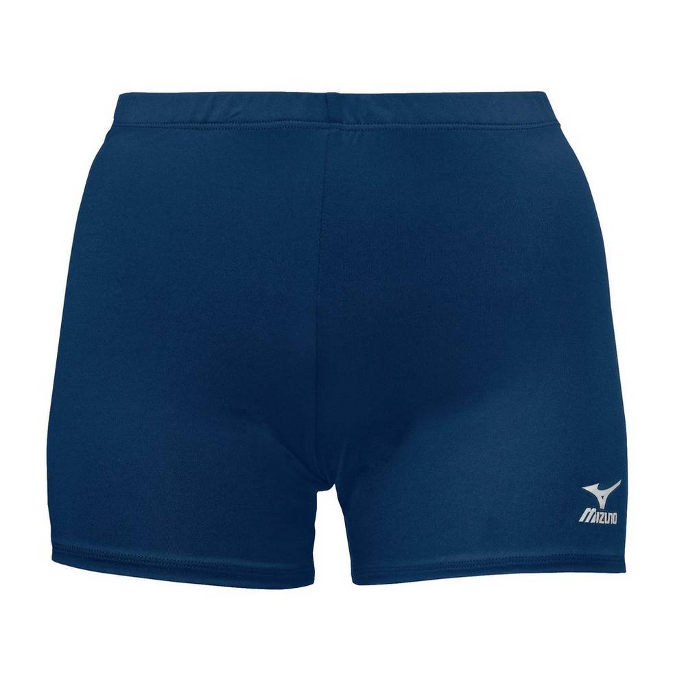 Womens Mizuno Vortex Volleyball Shorts Navy Philippines (FPRQZS541)